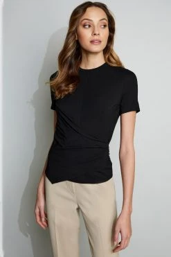 Elie Tahari Asymmetric Hem Tee 8 Elie Tahari Asymmetric Hem Tee