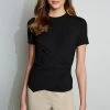 Elie Tahari Asymmetric Hem Tee
