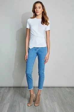 Elie Tahari Asymmetric Hem Tee 10 Elie Tahari Asymmetric Hem Tee