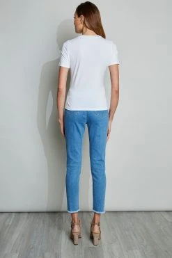 Elie Tahari Asymmetric Hem Tee 11 Elie Tahari Asymmetric Hem Tee