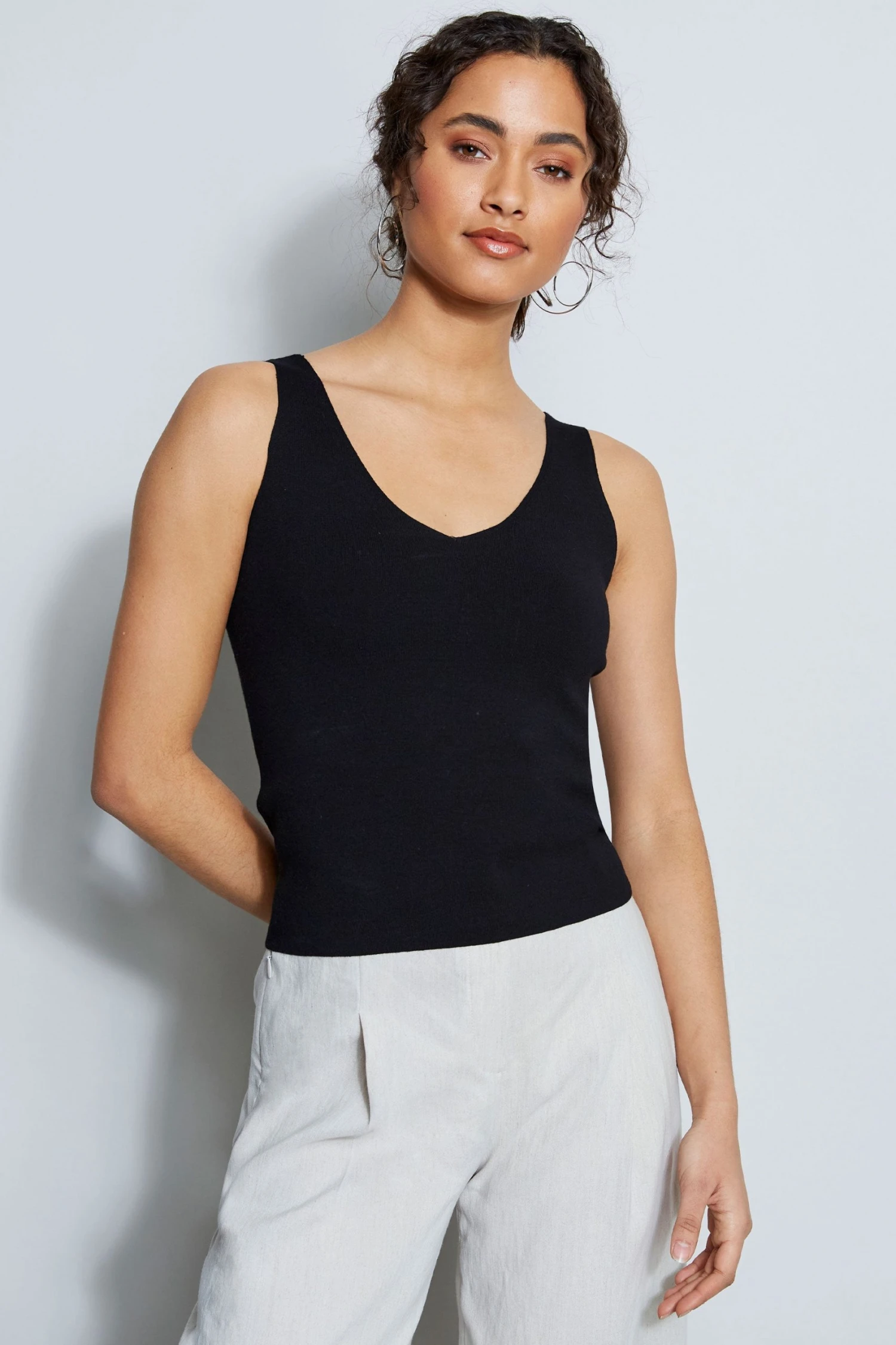 Elie Tahari Venus V Neck Sweater Sweaters 3 Elie Tahari Venus V Neck Sweater Sweaters