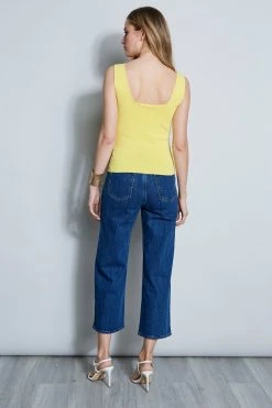 Elie Tahari Summer Delicious Pastels Contour Tank Sweater 9 Elie Tahari Summer Delicious Pastels Contour Tank Sweater