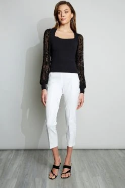 Elie Tahari Contour Combo Sweater Sweaters