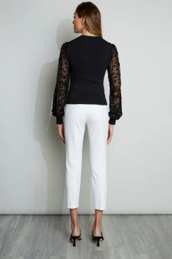 Elie Tahari Contour Combo Sweater Sweaters 9 Elie Tahari Contour Combo Sweater Sweaters