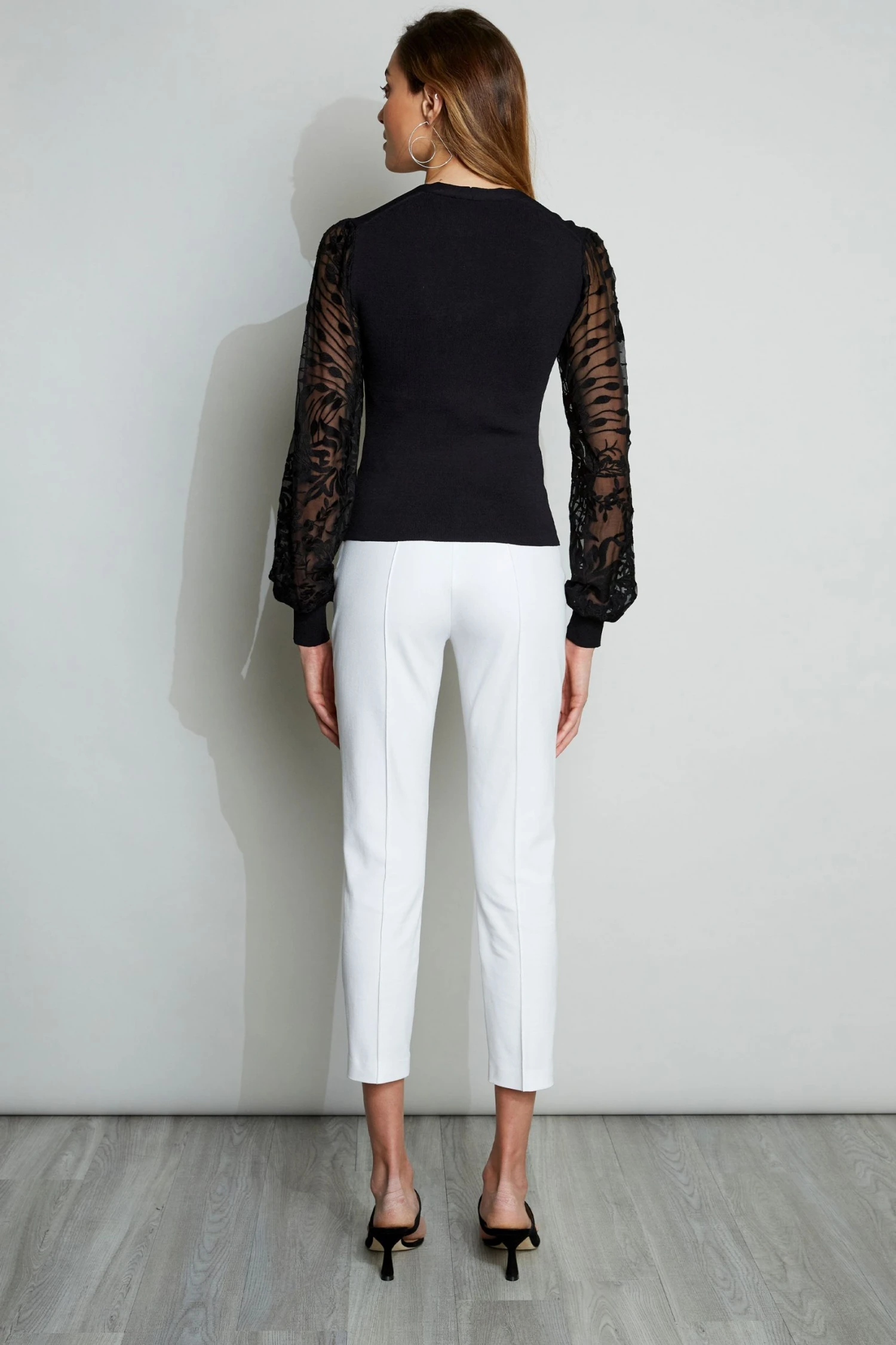 Elie Tahari Contour Combo Sweater Sweaters 6 Elie Tahari Contour Combo Sweater Sweaters