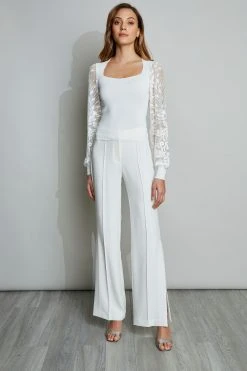 Elie Tahari Sweaters Contour Combo Sweater