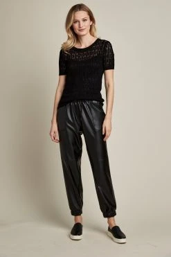 Elie Tahari Sweaters Crochet Short Sleeve Sweater 10 Elie Tahari Sweaters Crochet Short Sleeve Sweater