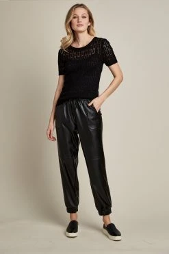 Elie Tahari Sweaters Crochet Short Sleeve Sweater 11 Elie Tahari Sweaters Crochet Short Sleeve Sweater