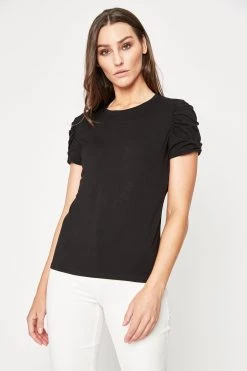 Elie Tahari Kira Puff Sleeve Knit Knits