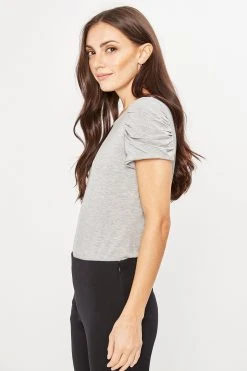 Elie Tahari Kira Puff Sleeve Knit