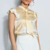 Elie Tahari Tops Eclipse Silk Flutter Tie Shirt 2 Elie Tahari Tops Eclipse Silk Flutter Tie Shirt
