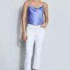 Elie Tahari Cropped White Jeans Pants 1 Elie Tahari Cropped White Jeans Pants