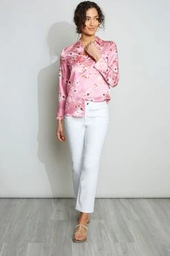 Elie Tahari Tops Field Floral Shirt