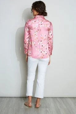 Elie Tahari Tops Field Floral Shirt
