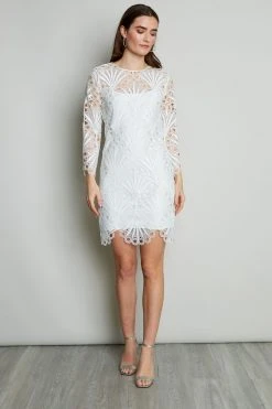 Elie Tahari Scallop Lace Dress Dress Musings