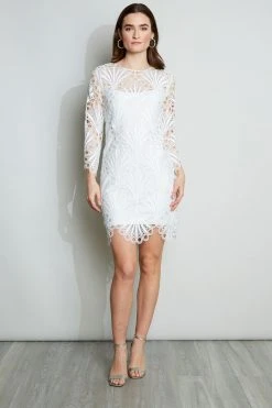 Elie Tahari Scallop Lace Dress Dress Musings