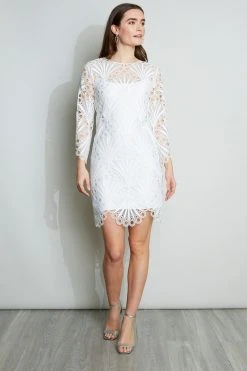 Elie Tahari Scallop Lace Dress Dress Musings