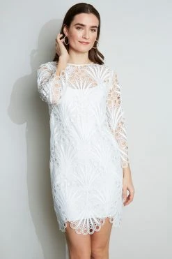 Elie Tahari Scallop Lace Dress Dress Musings