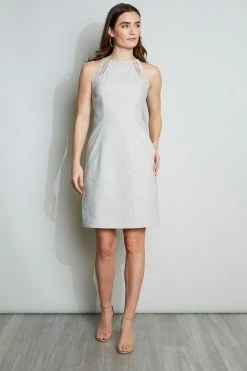 Elie Tahari Linen Lace Detail Dress Dresses & Jumpsuits 11 Elie Tahari Linen Lace Detail Dress Dresses & Jumpsuits