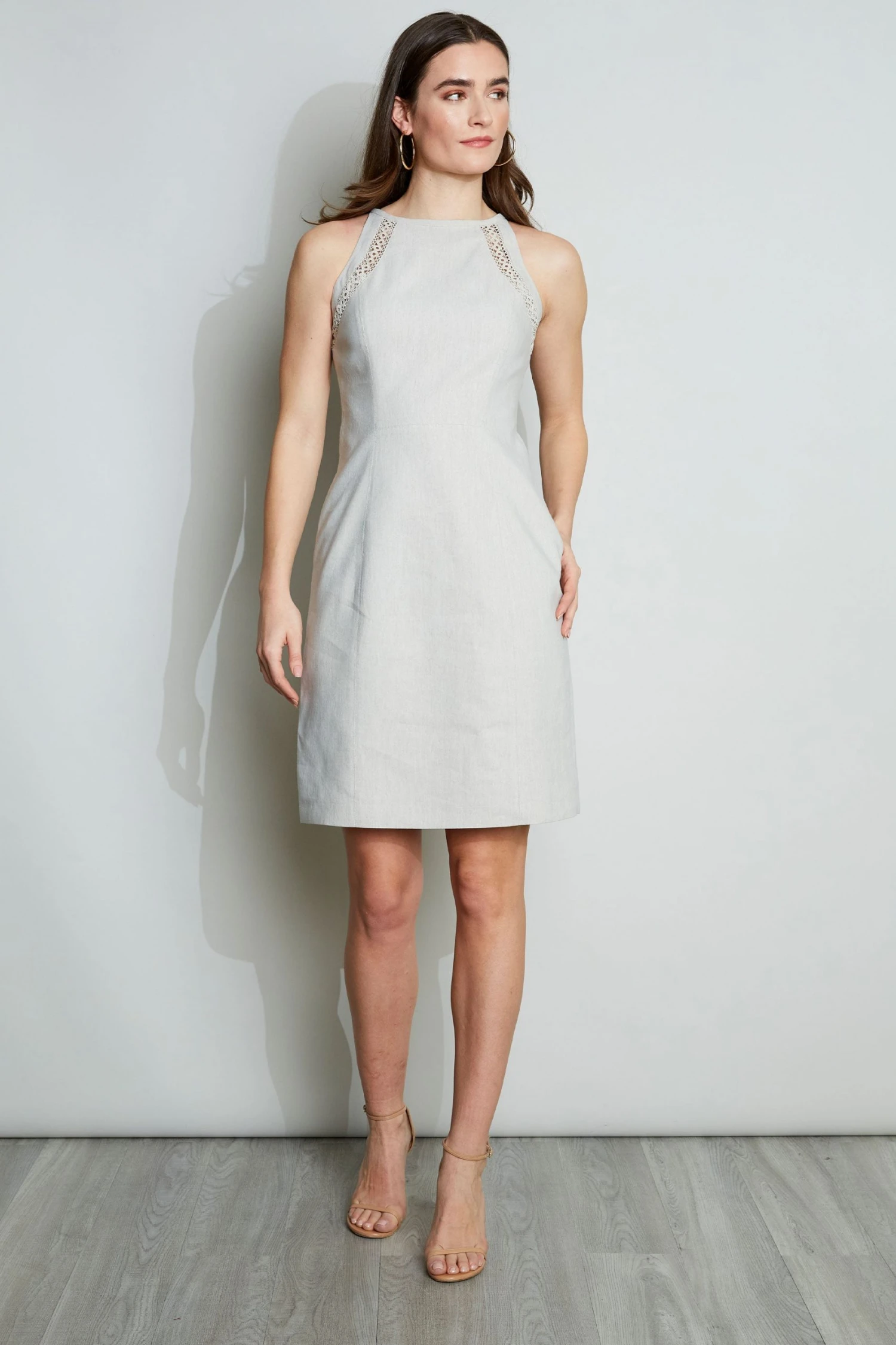 Elie Tahari Linen Lace Detail Dress Dresses & Jumpsuits 5 Elie Tahari Linen Lace Detail Dress Dresses & Jumpsuits