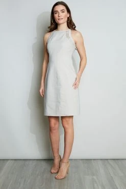 Elie Tahari Linen Lace Detail Dress Dresses & Jumpsuits 12 Elie Tahari Linen Lace Detail Dress Dresses & Jumpsuits