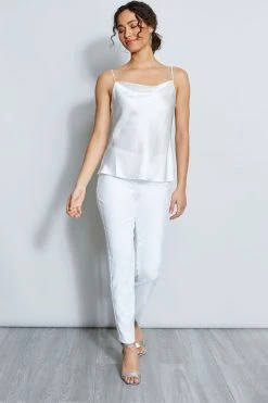 Elie Tahari Silk Satin Cami Tops