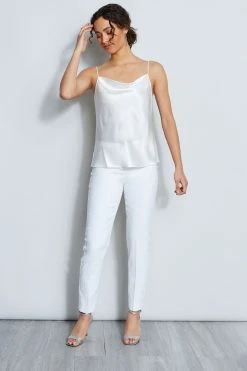 Elie Tahari Silk Satin Cami Tops