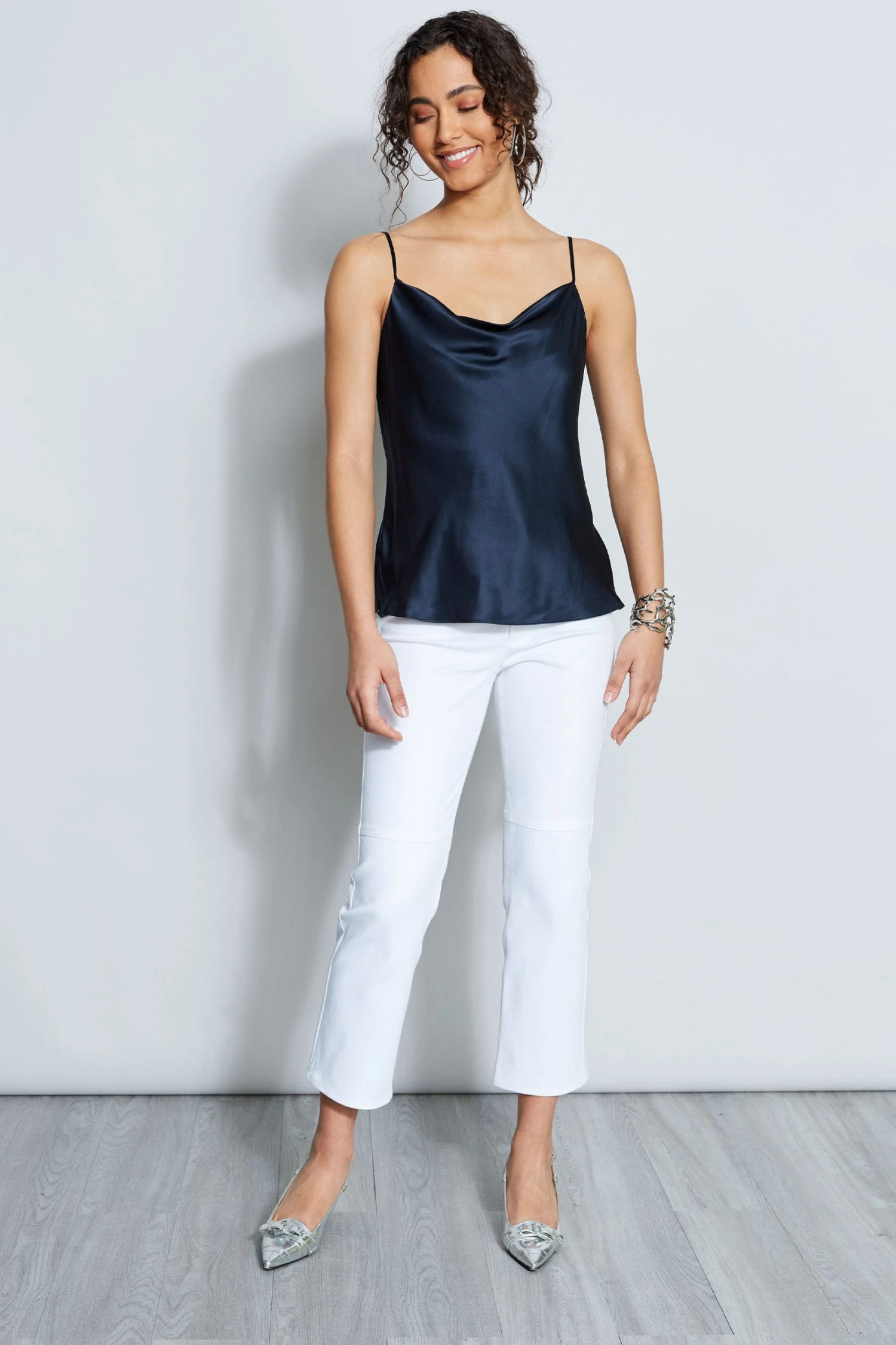 Elie Tahari Silk Satin Cami Tops 5 Elie Tahari Silk Satin Cami Tops