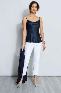 Elie Tahari Silk Satin Cami Tops 13 Elie Tahari Silk Satin Cami Tops