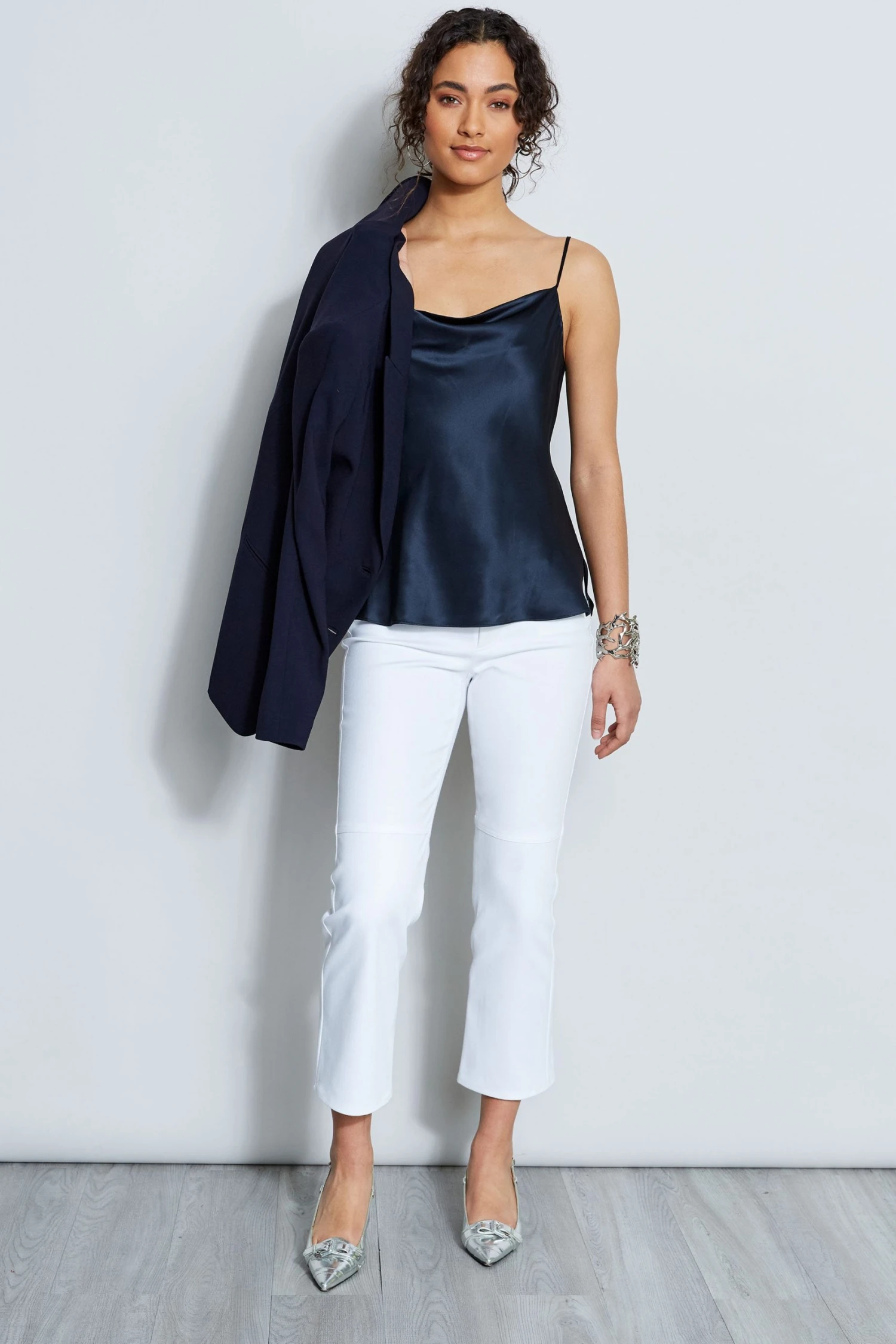 Elie Tahari Silk Satin Cami Tops 8 Elie Tahari Silk Satin Cami Tops