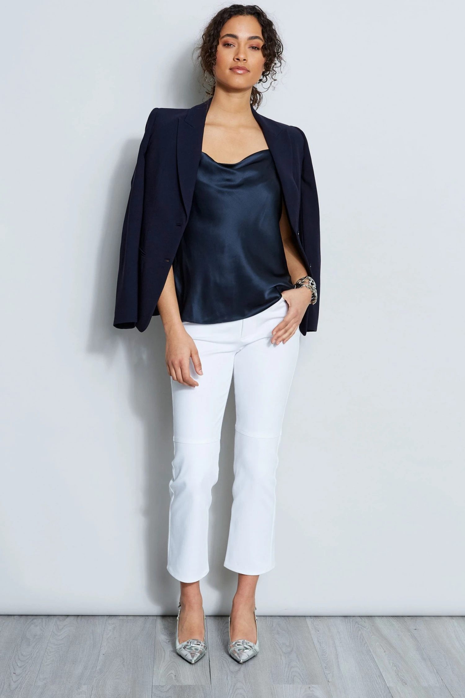 Elie Tahari Silk Satin Cami Tops 9 Elie Tahari Silk Satin Cami Tops