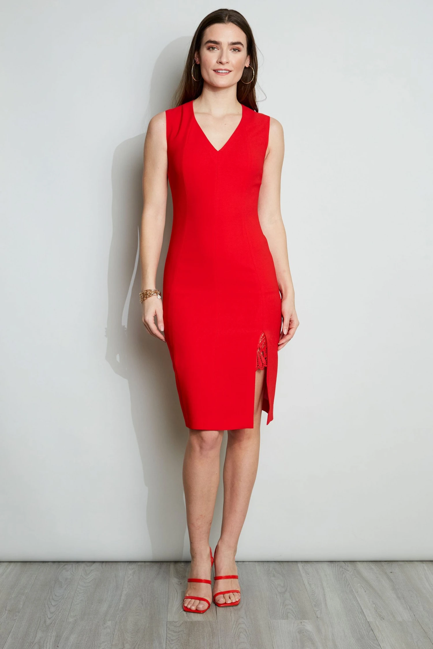 Elie Tahari Lace Slit Dress 3 Elie Tahari Lace Slit Dress