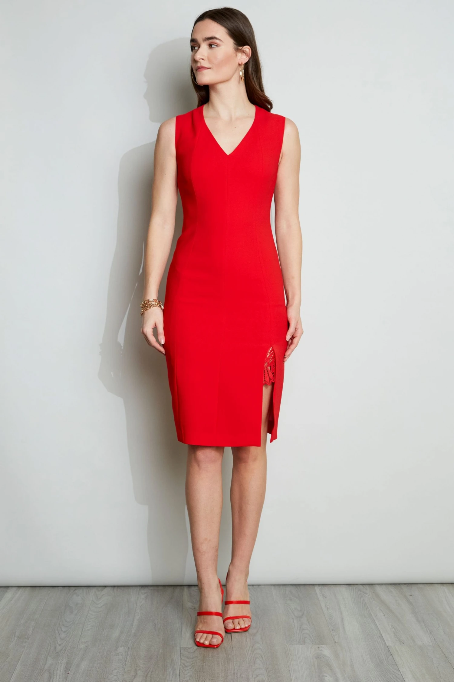 Elie Tahari Lace Slit Dress 5 Elie Tahari Lace Slit Dress