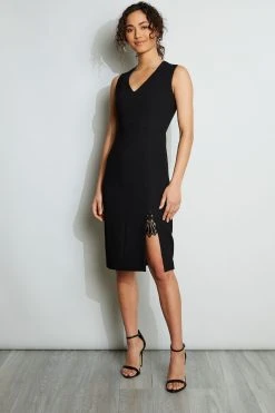 Elie Tahari Lace Slit Dress Dresses & Jumpsuits