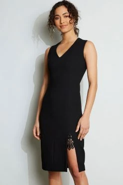 Elie Tahari Lace Slit Dress Dresses & Jumpsuits