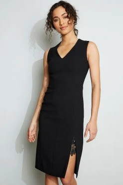 Elie Tahari Lace Slit Dress Dresses & Jumpsuits