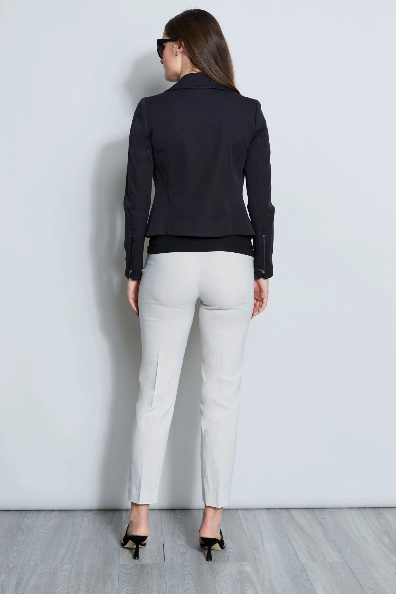 Elie Tahari Jackets & Blazers Stretch Moto Jacket 7 Elie Tahari Jackets & Blazers Stretch Moto Jacket