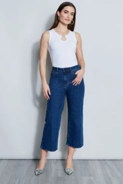 Elie Tahari Cropped Jean Pants 15 Elie Tahari Cropped Jean Pants