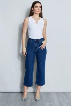 Elie Tahari Cropped Jean Pants 14 Elie Tahari Cropped Jean Pants
