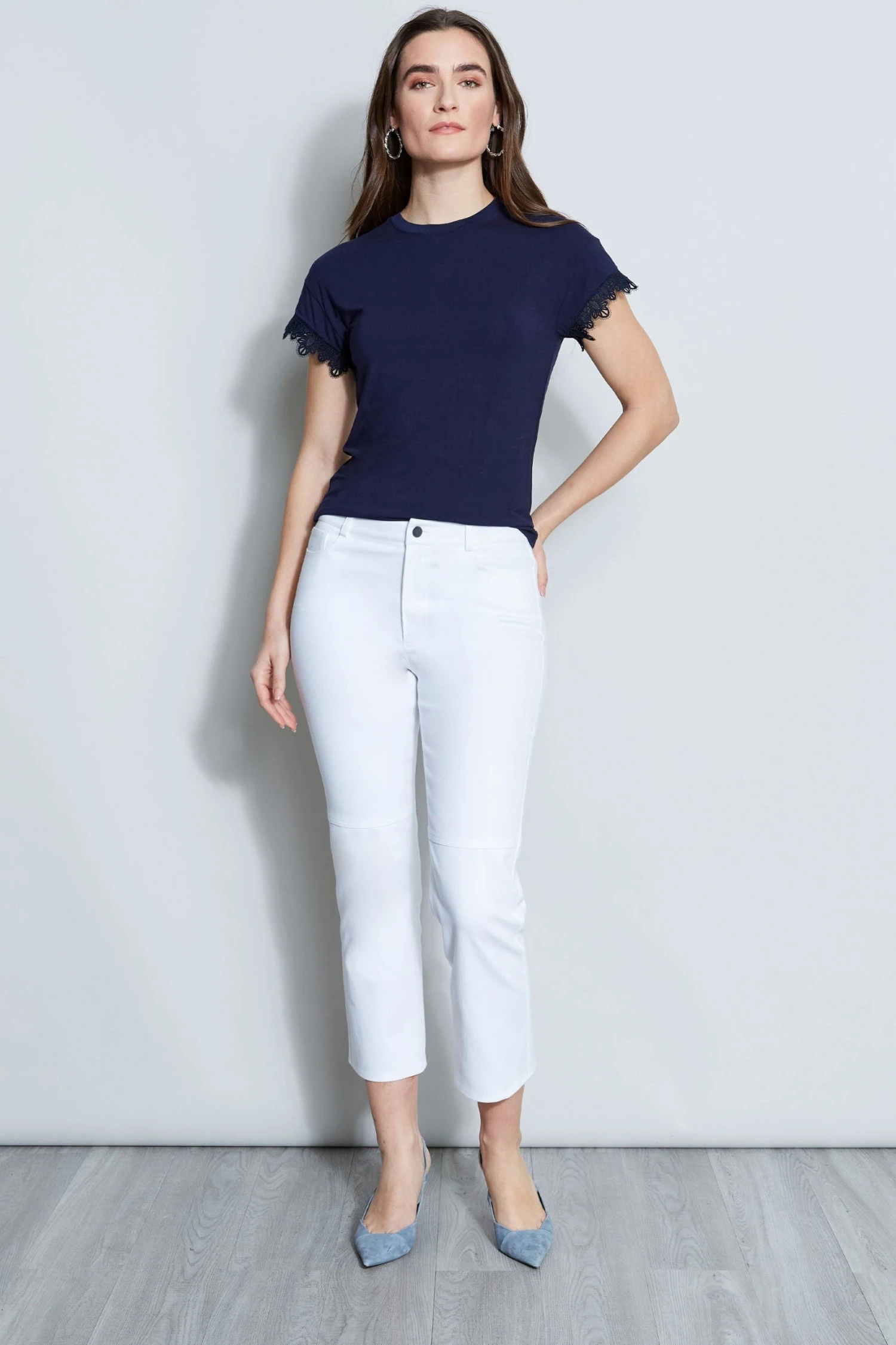 Elie Tahari Knits Lace Trim Knit 4 Elie Tahari Knits Lace Trim Knit