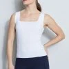Elie Tahari Sweaters Ribbed Square Neck Tank 1 Elie Tahari Sweaters Ribbed Square Neck Tank