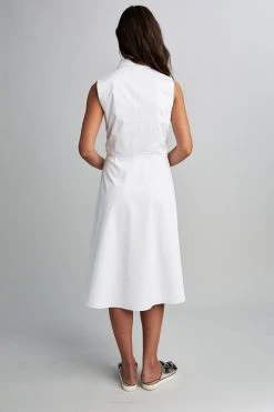 Elie Tahari Poplin Sleeveless Tie Dress Dresses & Jumpsuits 6 Elie Tahari Poplin Sleeveless Tie Dress Dresses & Jumpsuits