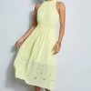 Elie Tahari Embroidered Hem Midi Dress Dress Musings 1 Elie Tahari Embroidered Hem Midi Dress Dress Musings