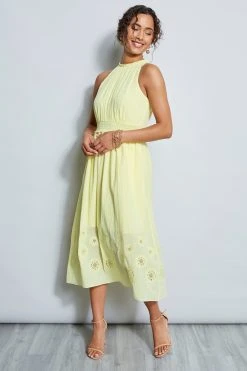 Elie Tahari Embroidered Hem Midi Dress Dress Musings 10 Elie Tahari Embroidered Hem Midi Dress Dress Musings