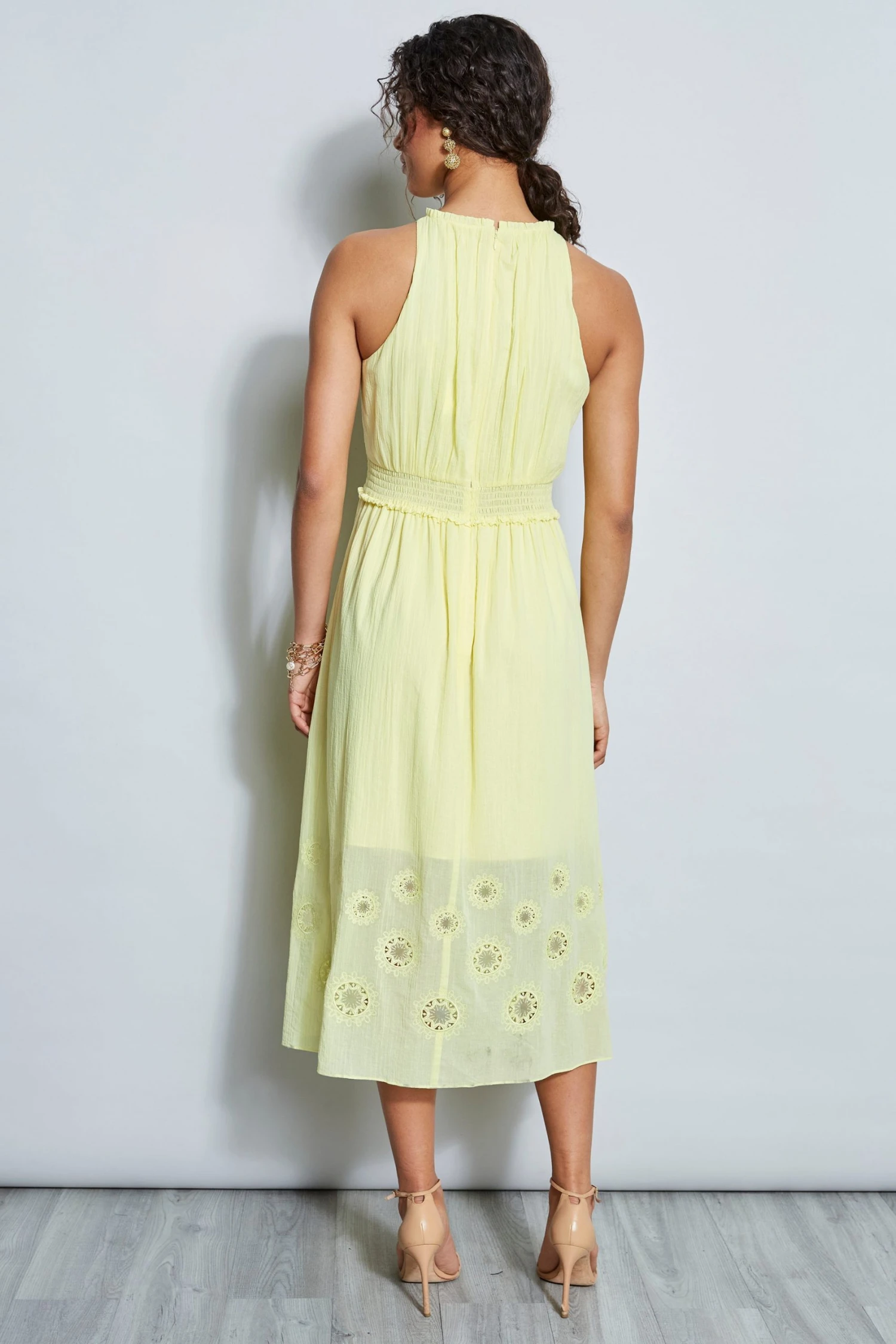 Elie Tahari Embroidered Hem Midi Dress Dress Musings 7 Elie Tahari Embroidered Hem Midi Dress Dress Musings
