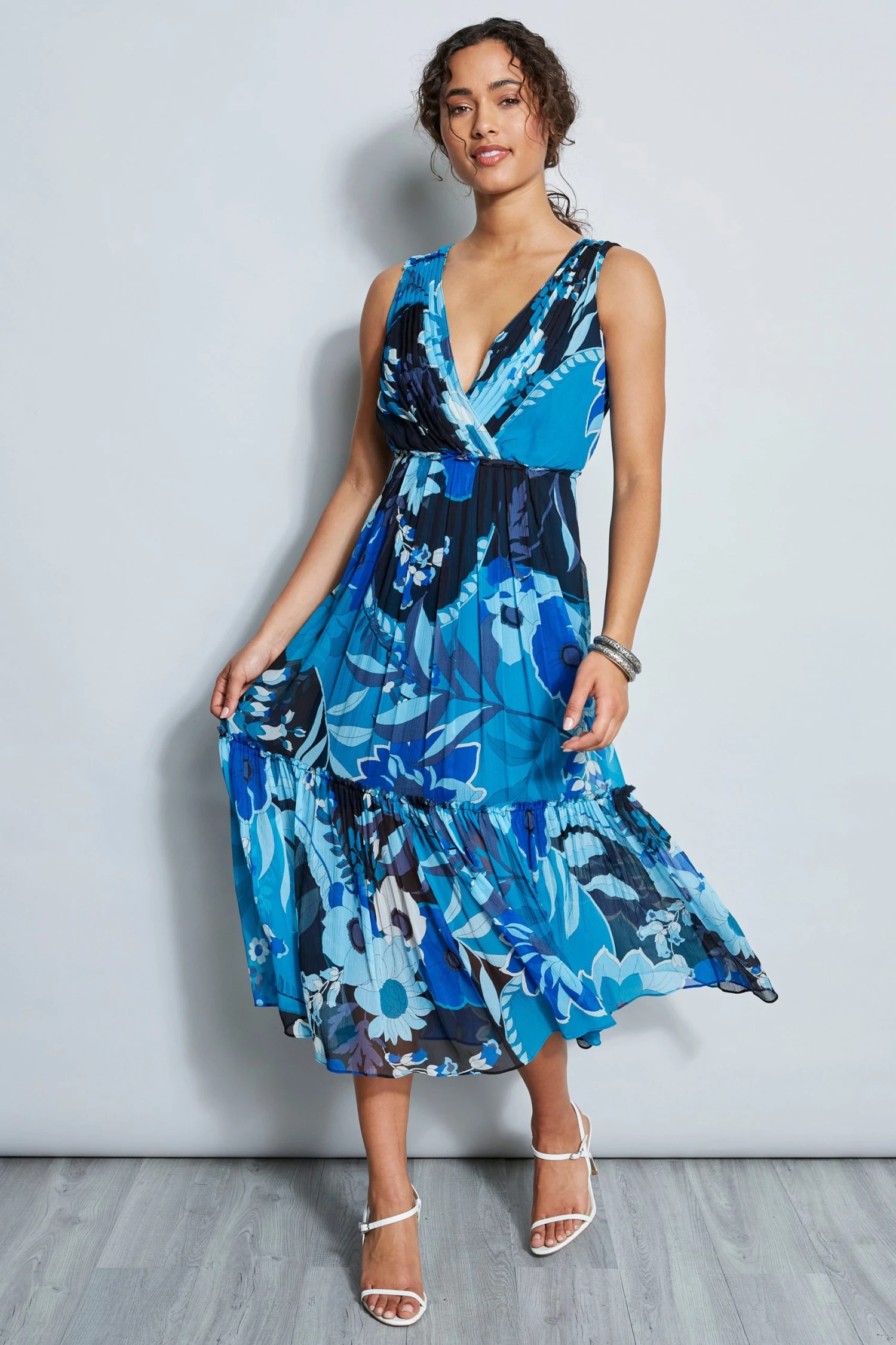 E405D602_NOUVEAUMAXIDRESS_TEALMULTI_1HERO_1684.jpg Elie Tahari Nouveau Silk Maxi Dress Dress Musings