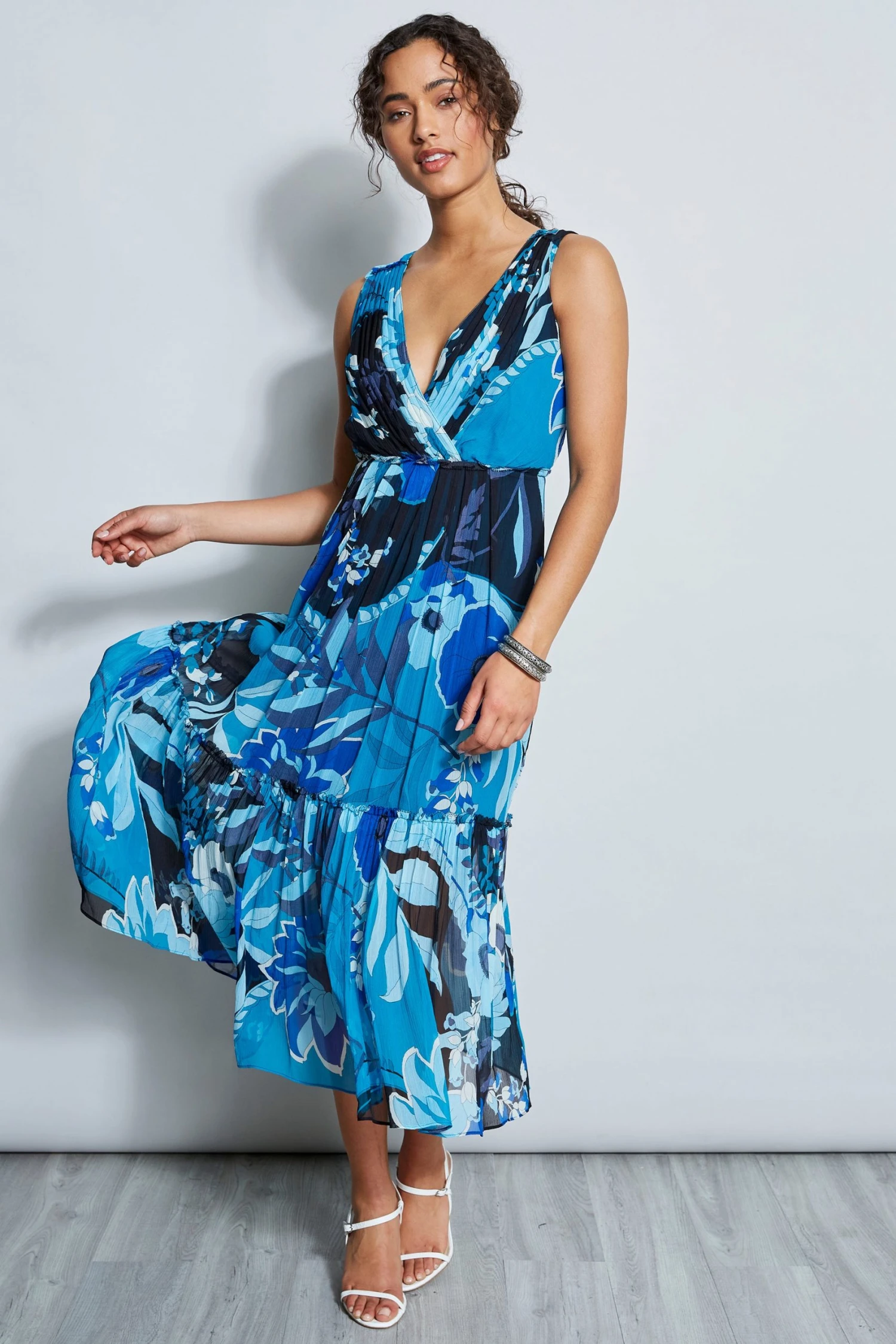 E405D602_NOUVEAUMAXIDRESS_TEALMULTI_1HERO_1686.jpg Elie Tahari Nouveau Silk Maxi Dress Dress Musings