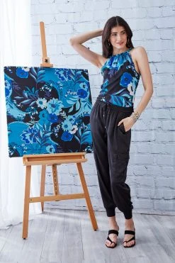 Elie Tahari Nouveau Halter Shirt 8 Elie Tahari Nouveau Halter Shirt