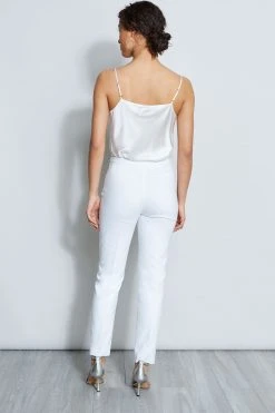 Elie Tahari Slim Fit Linen Pant Pants 9 Elie Tahari Slim Fit Linen Pant Pants