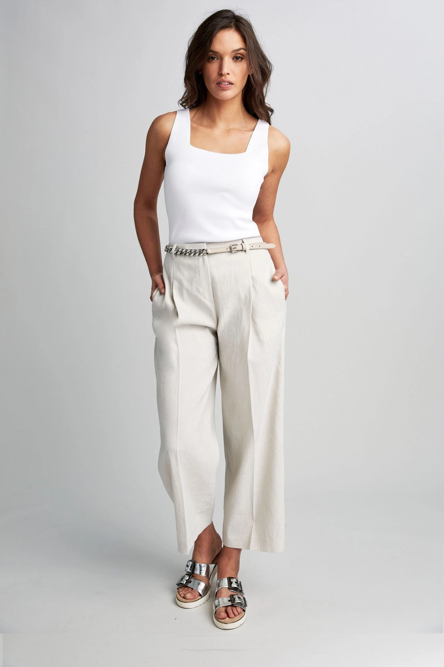 Elie Tahari Faye Wide-Leg Pant 8 Elie Tahari Faye Wide-Leg Pant